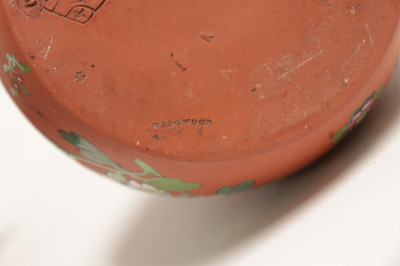 3 Wedgwood Rosso Antico Items