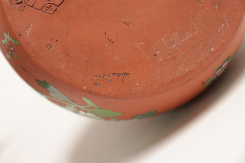 3 Wedgwood Rosso Antico Items