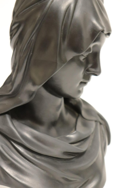 Wedgwood Black Basalt Bust of Madonna