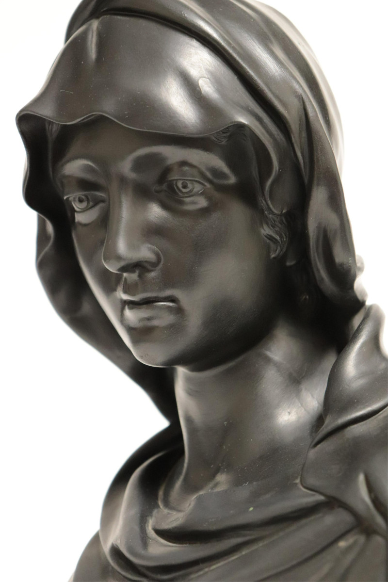 Wedgwood Black Basalt Bust of Madonna