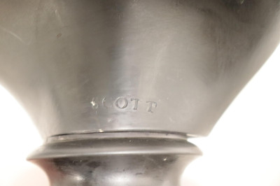 2 Wedgwood Black Basalt Busts, Wesley &amp; Scott