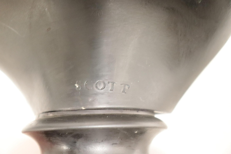 2 Wedgwood Black Basalt Busts, Wesley &amp; Scott