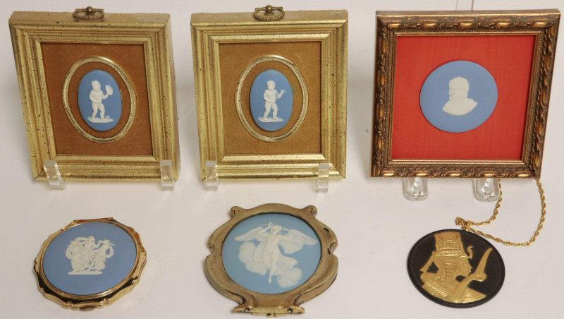 6 Small Wedgwood Cameos/Medallions