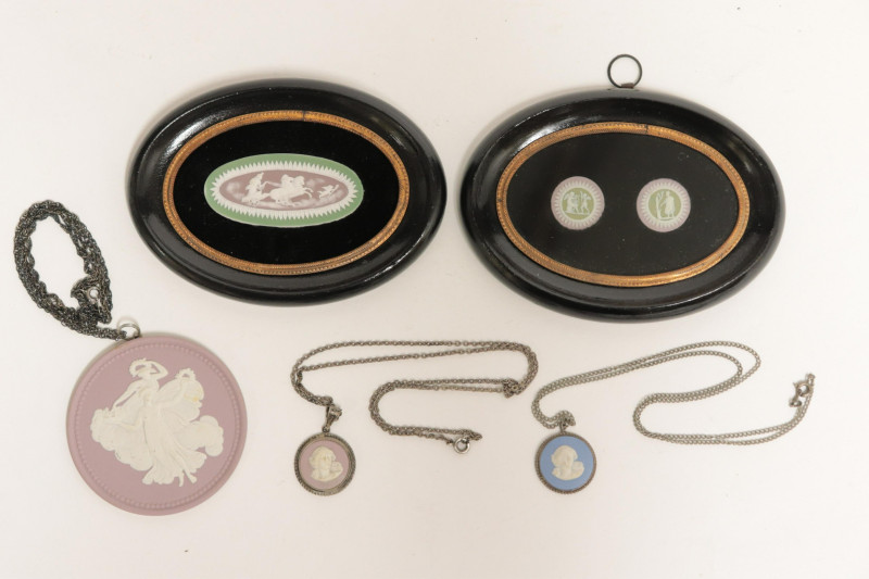 5 Very Small Wedgwood Medallion/Cameos