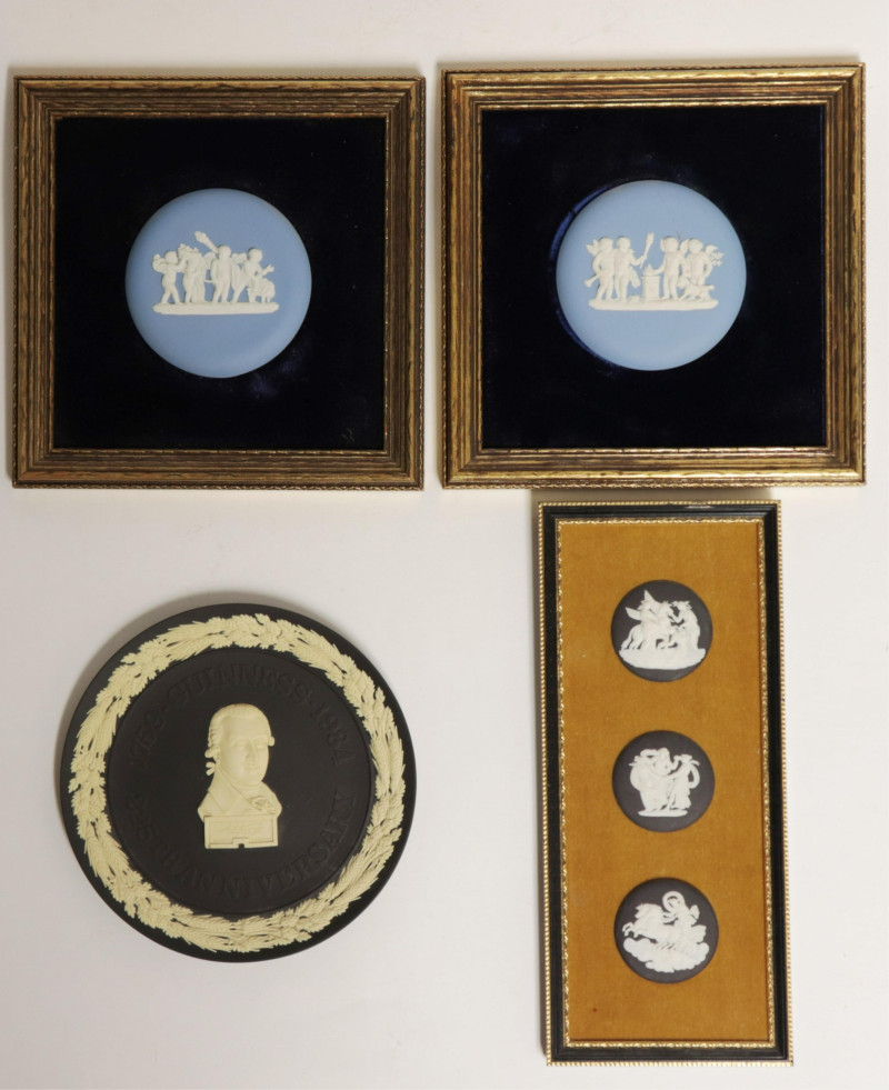 4 Wedgwood Cameos/Plaques