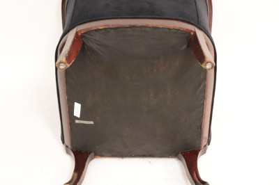 Empire Parcel-Gilt Mahogany Tub Chair