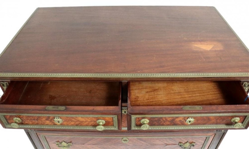 Louis XVI Style Tall Chest, possibly RJ Horner