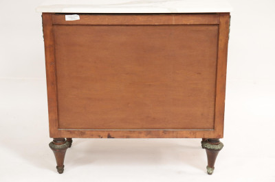 Louis XVI Style Mahogany &amp; Marquetry Commode