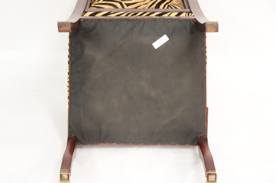 Empire Style Stained Beechwood Fauteuil