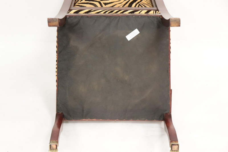 Empire Style Stained Beechwood Fauteuil