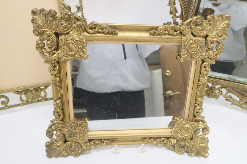 3 Mirrors, incl. Bradley &amp; Hubbard