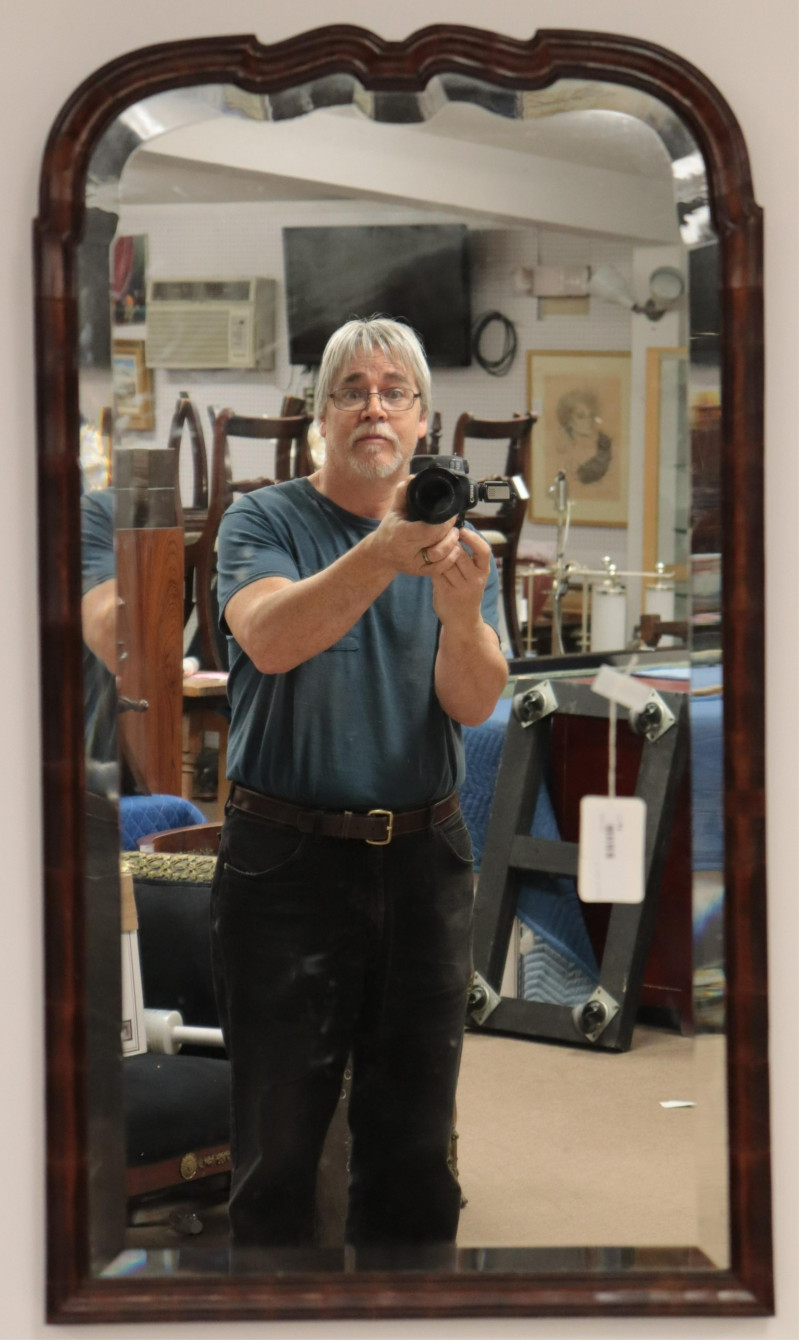Queen Anne Walnut Mirror