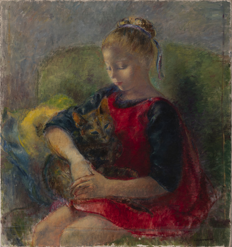 Clara Klinghoffer - Gerda and her Cat