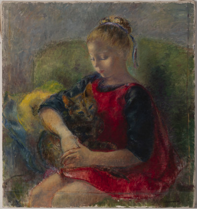 Clara Klinghoffer - Gerda and her Cat
