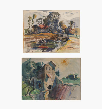 Norman Kent - Two Canal Scenes