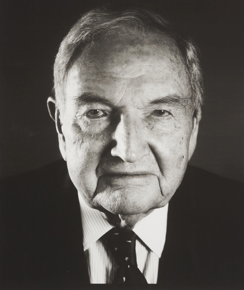 Chuck Close - David Rockefeller
