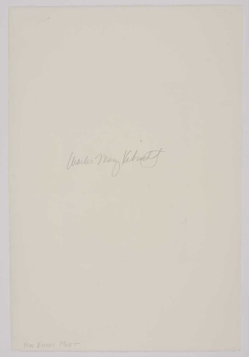 Charles Mary Kubricht - How Edges Meet