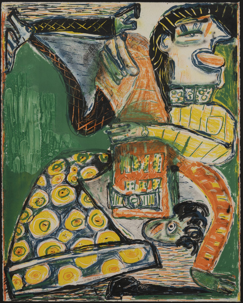 George McNeil - Untitled (Abstract man)