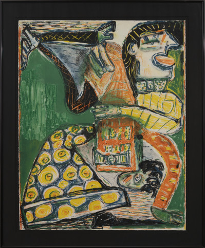 George McNeil - Untitled (Abstract man)