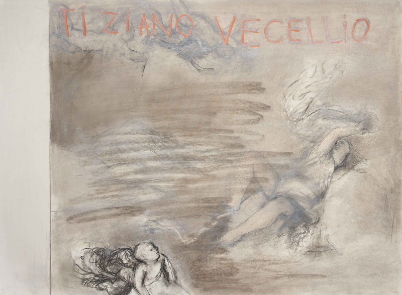 Maria Scotti - Drawing from the Rape of Europa