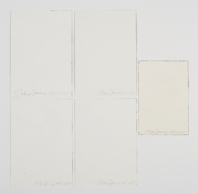 Robert Jessup - Group, five (5) works on paper