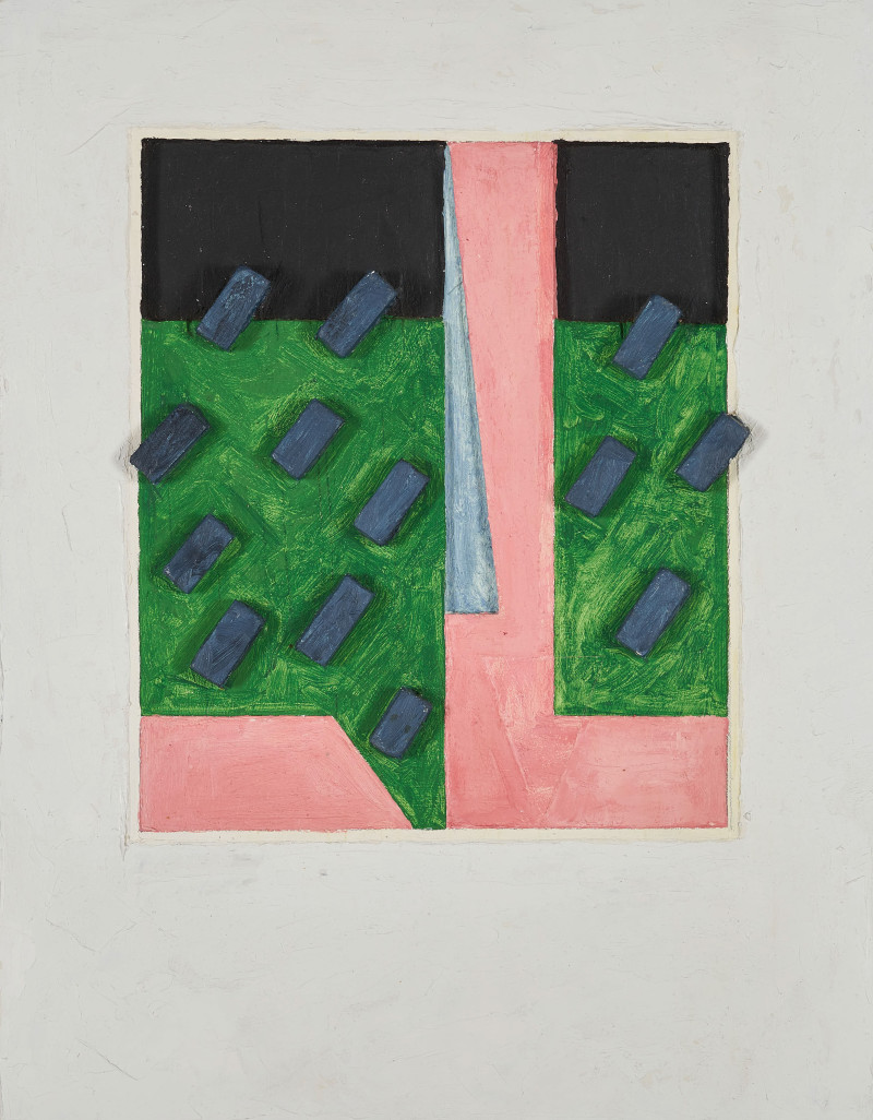 Rex Lau - Untitled (Pink and green)
