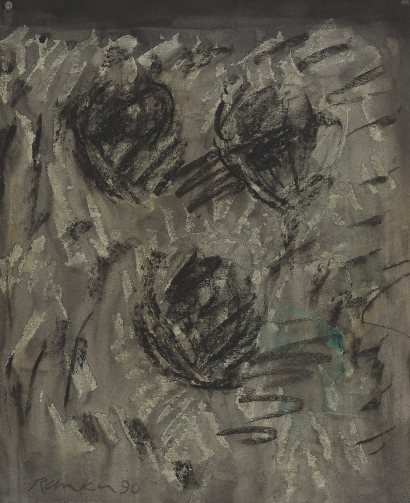David Rankin - Untitled (Black on gray)