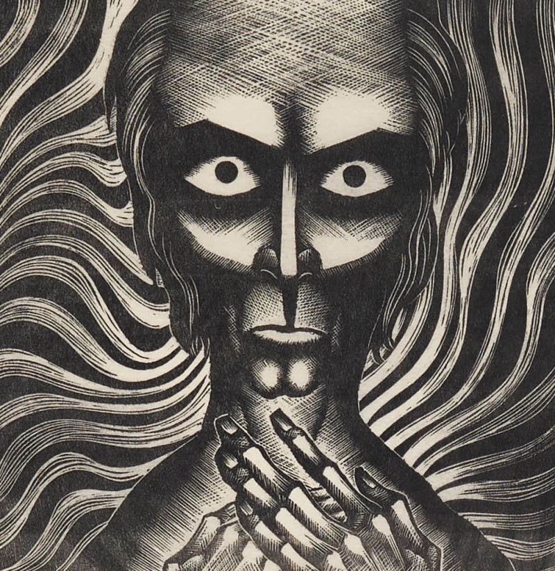 Lynd Ward - Untitled (Portrait of a man)