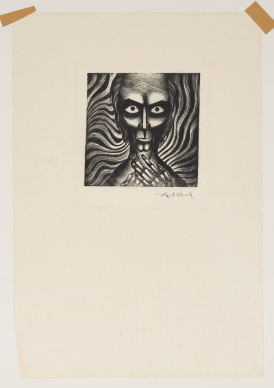 Lynd Ward - Untitled (Portrait of a man)