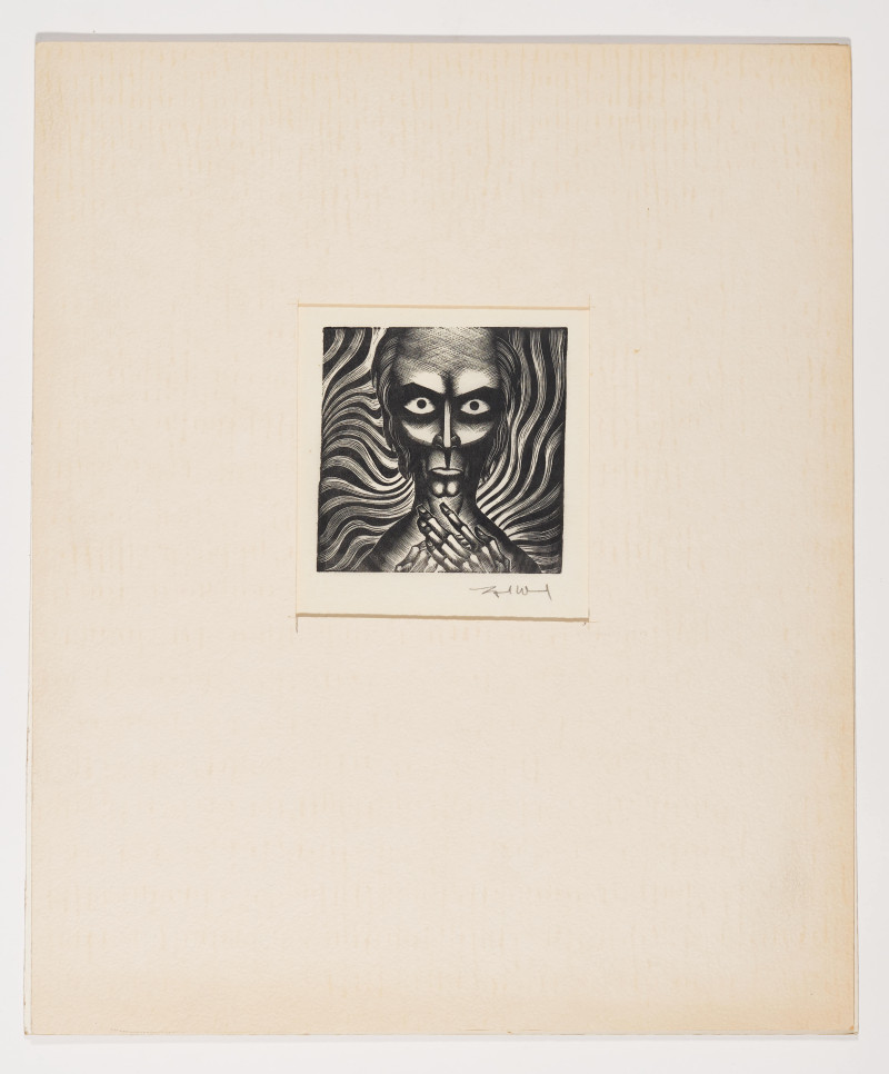 Lynd Ward - Untitled (Portrait of a man)