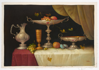 Jozsef Molnar - Still life with Fruit