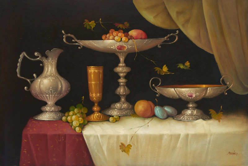 Jozsef Molnar - Still life with Fruit