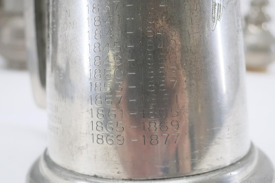 Metal Lot, incl. Arts &amp; Crafts, Flasks, etc.