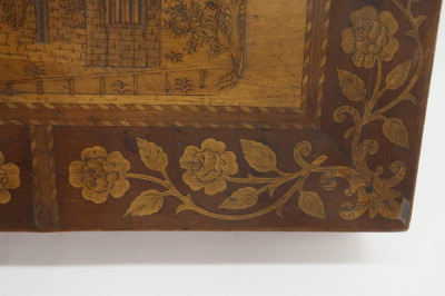 Dutch Lap Desk, 19th C. &amp; Edwardian Tray