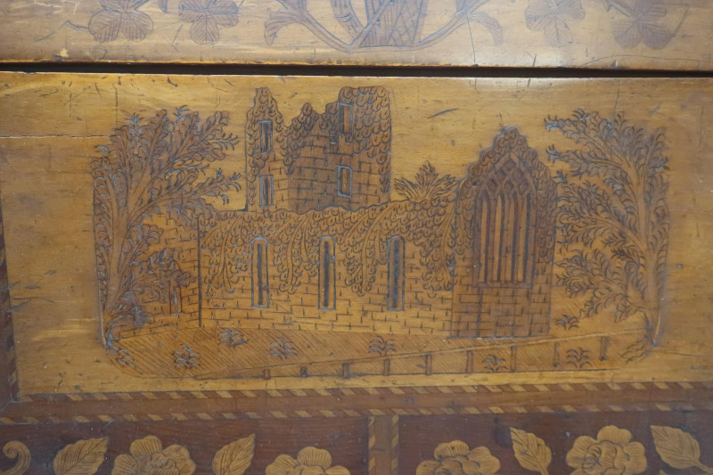 Dutch Lap Desk, 19th C. &amp; Edwardian Tray