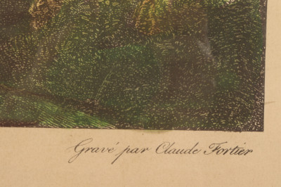 2 European Engravings, Fortier &amp; Muller