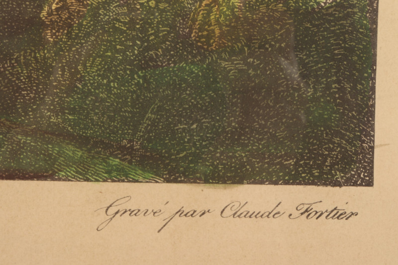 2 European Engravings, Fortier &amp; Muller