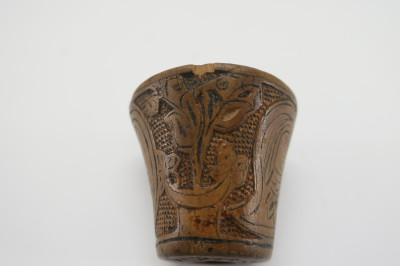 5 Wood Carved Mostly Tibetan Objects