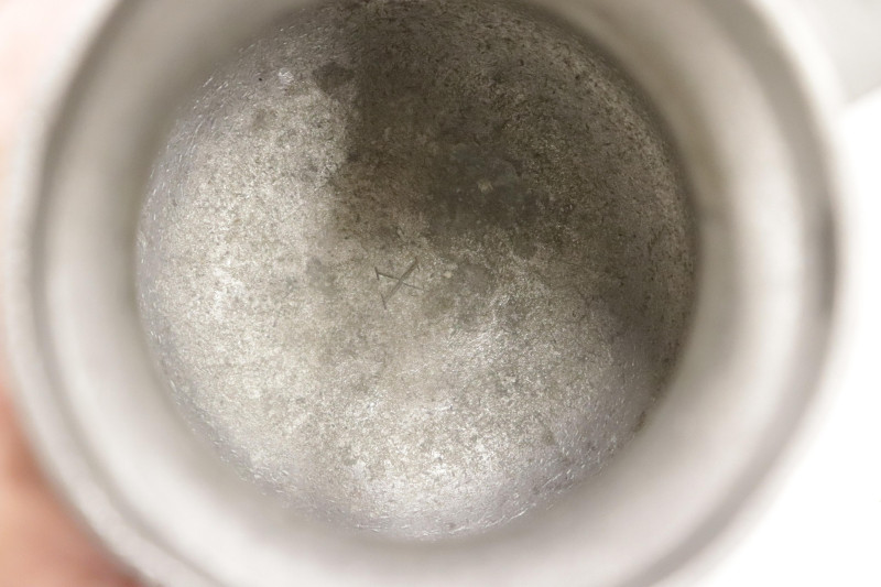 Five 19C English Pewter Measured Tankards
