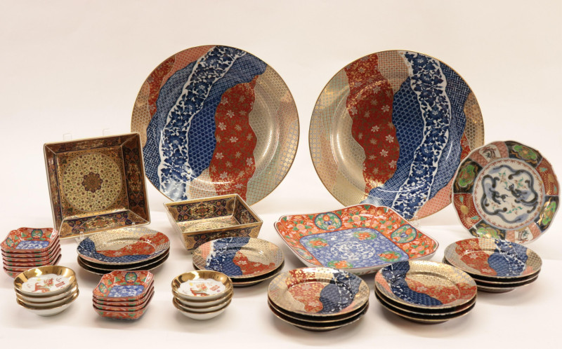 Contemporary Japanese Porcelain Dishes/Bowls