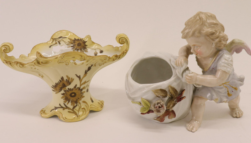 Assorted Collection Porcelains: Figurals, Vases
