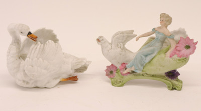 Assorted Collection Porcelains: Figurals, Vases