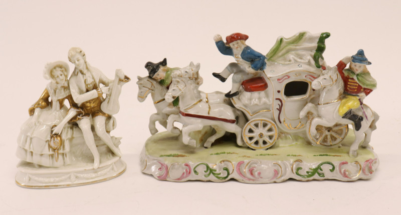 Assorted Collection Porcelains: Figurals, Vases