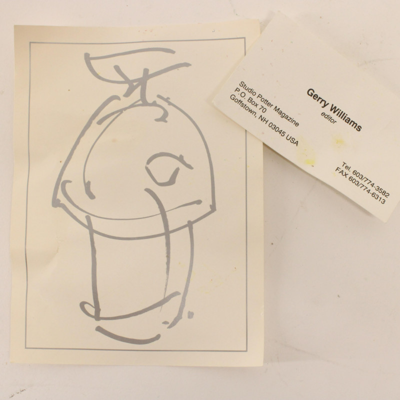 2 Stoneware Items; Gerry Williams, Backhauser