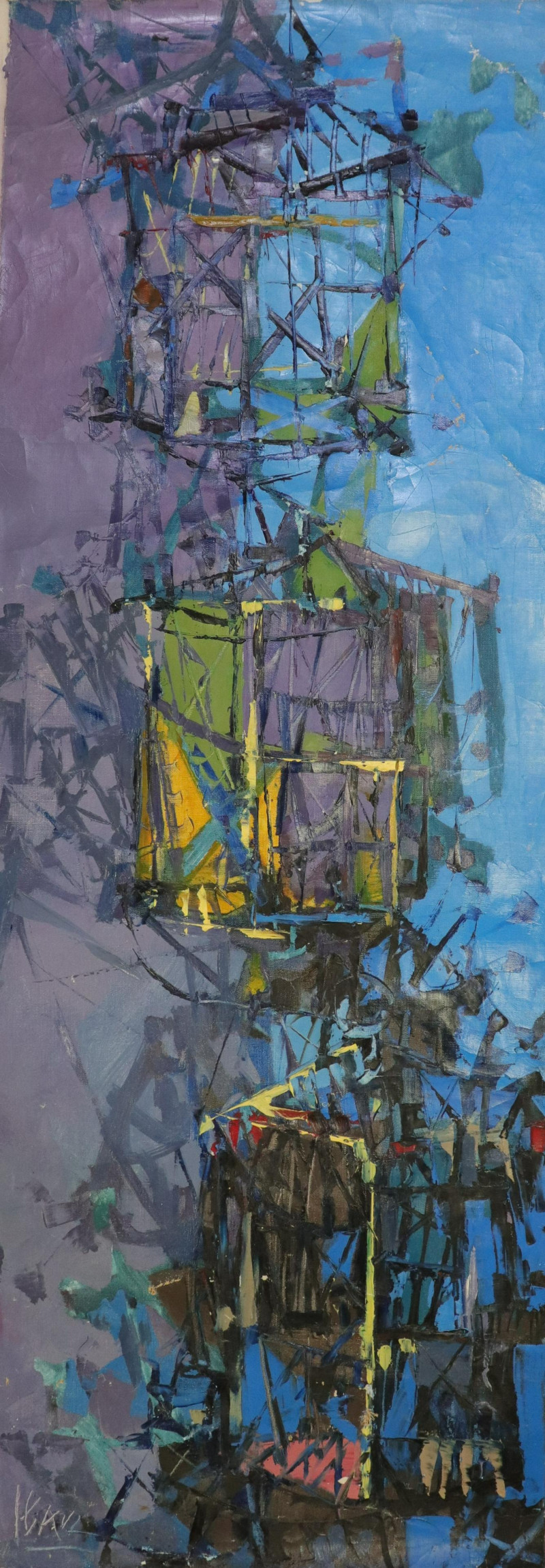 Miquel Ibarz Roca - Abstract in Blues
