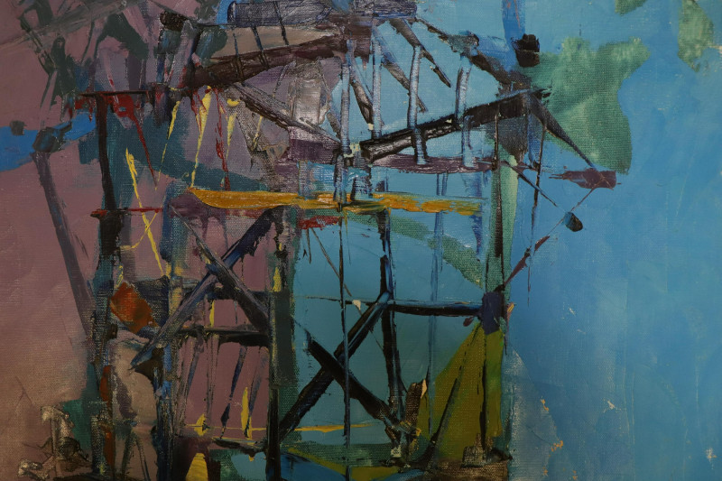 Miquel Ibarz Roca - Abstract in Blues