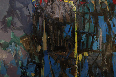 Miquel Ibarz Roca - Abstract in Blues