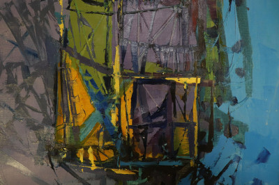 Miquel Ibarz Roca - Abstract in Blues