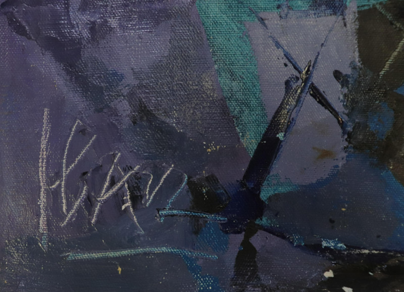 Miquel Ibarz Roca - Abstract in Blues