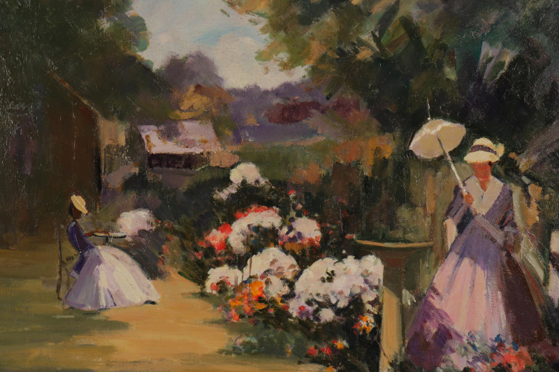 Dimitri Hristoff - Country Garden Scene